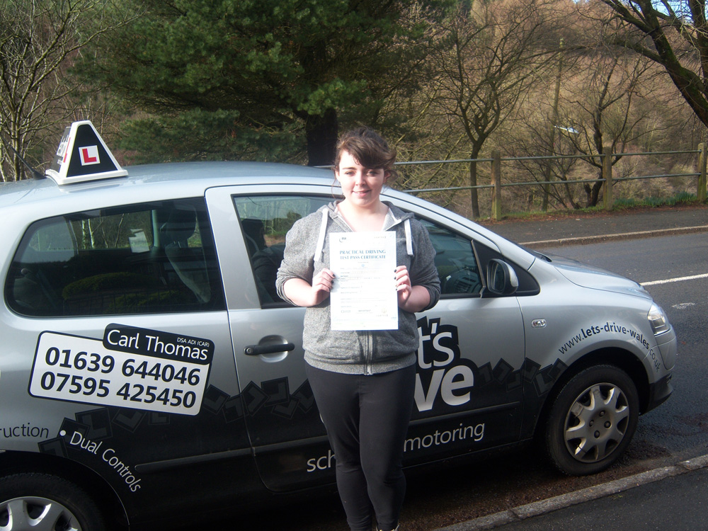 Latest Pass with Lets Drive Wales – Laura Leslie