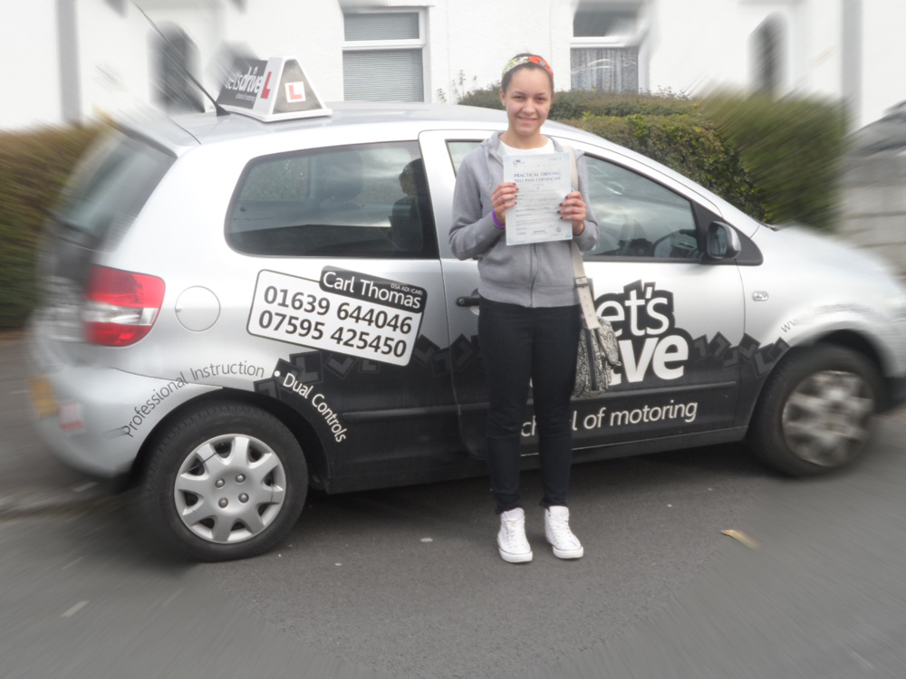 Latest Pass with Lets Drive Wales – Yasmin Hudson