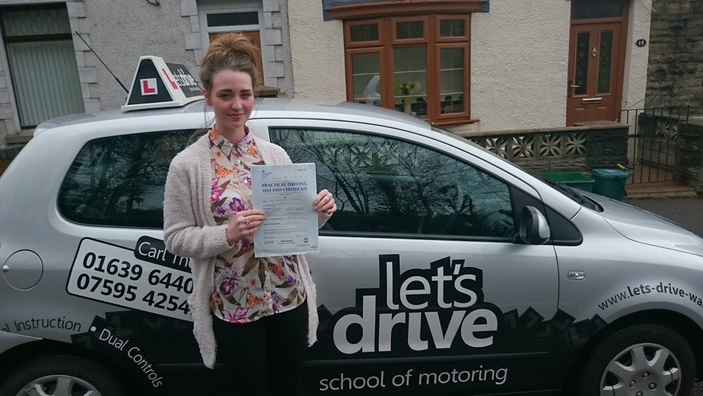 Latest Pass with Lets Drive Wales – Hannah Westermark