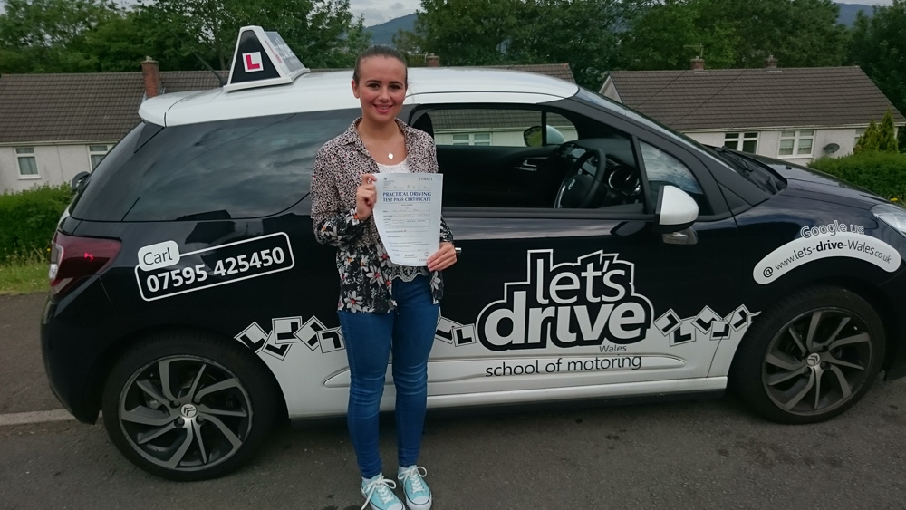 Latest pass with Lets Drive Wales – Shannon Jones