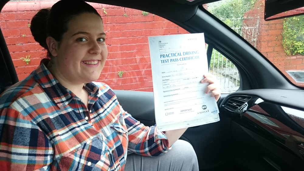 Latest pass with Lets Drive Wales – Candace Beaumont