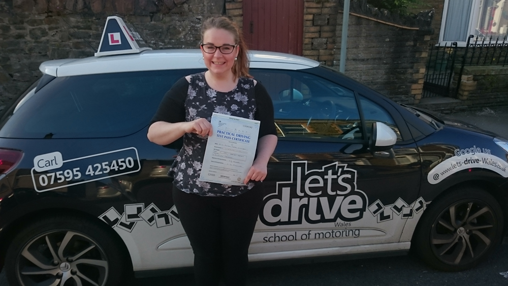 Latest Pass with Lets Drive Wales – Rachel Williams