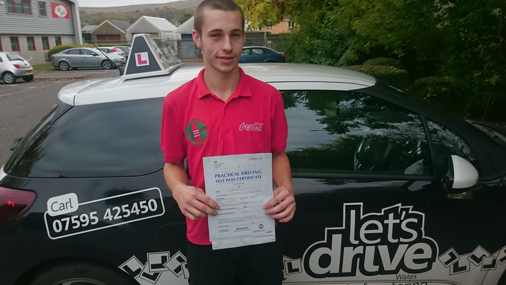 Latest Pass with Lets Drive Wales – Matthew Scott