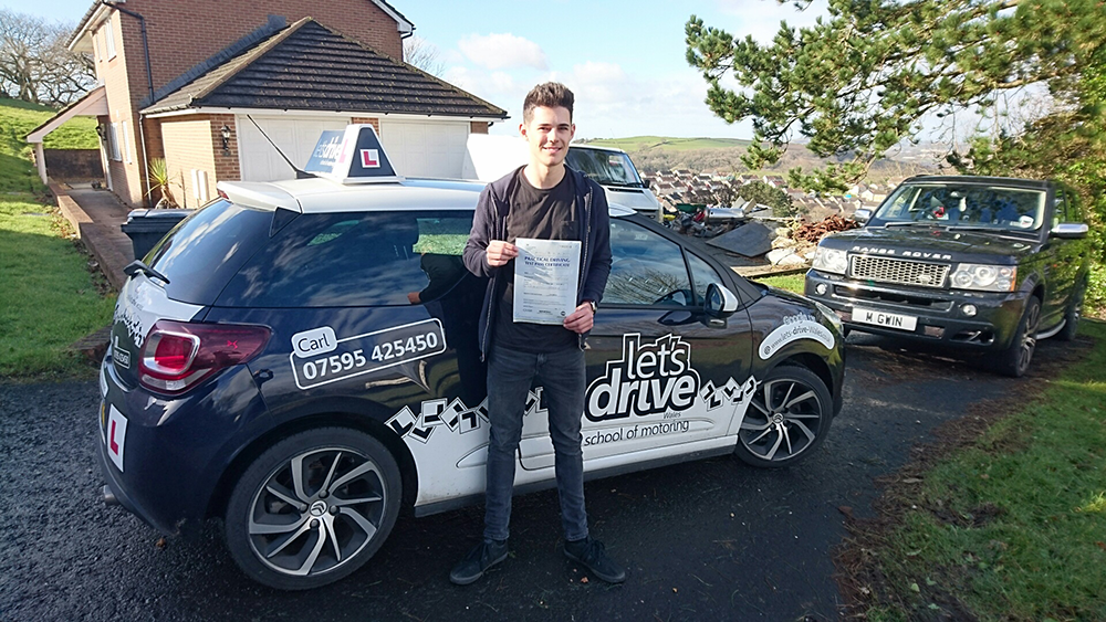 Latest Pass with Lets Drive Wales – Rhys Gwynne