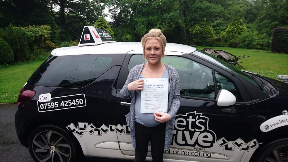 Latest Pass with Lets Drive Wales – Rebecca Norris