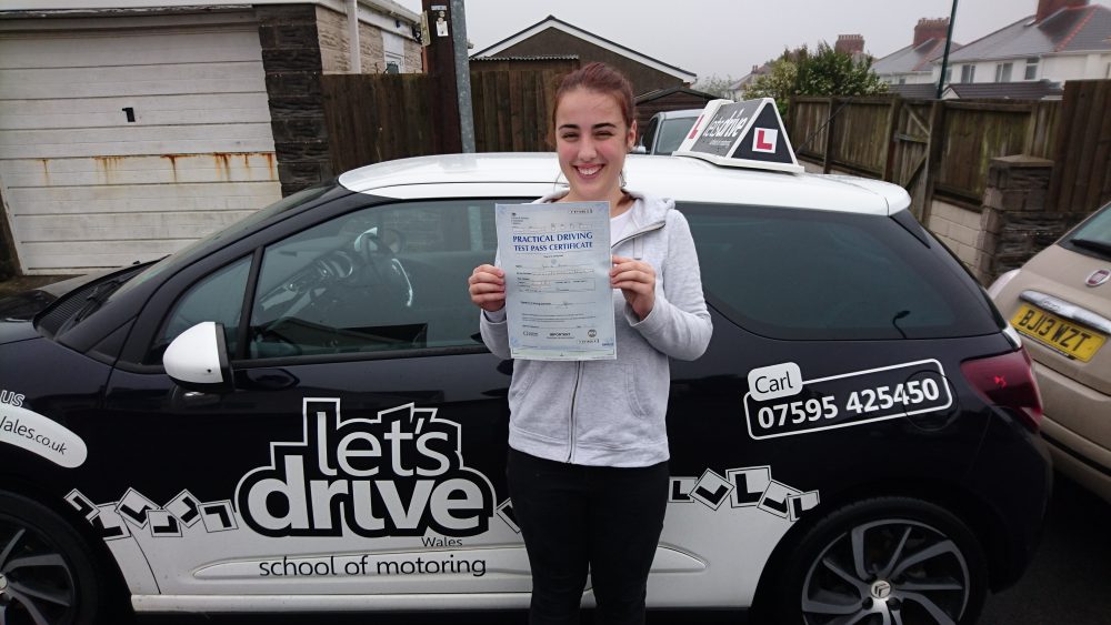 Latest Pass with Lets Drive Wales – Jodi Allitt