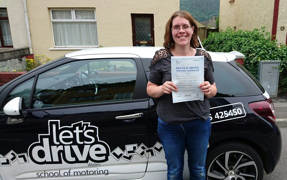 Latest Pass with Lets Drive Wales – Michelle Farrell