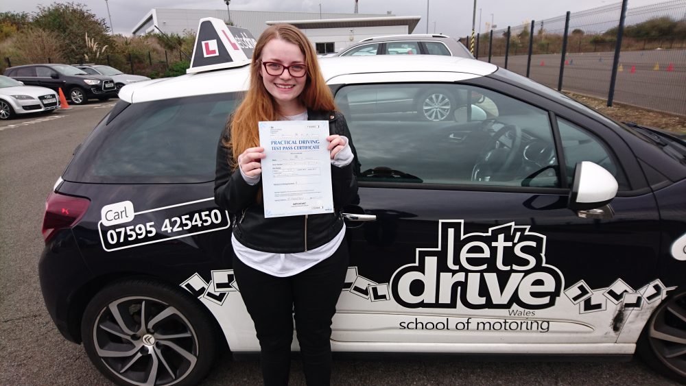 Latest Pass with Lets Drive Wales – Rosie Goodison