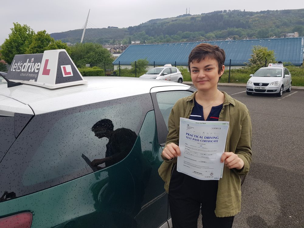 Latest Pass with Lets Drive Wales – Imogen Barber