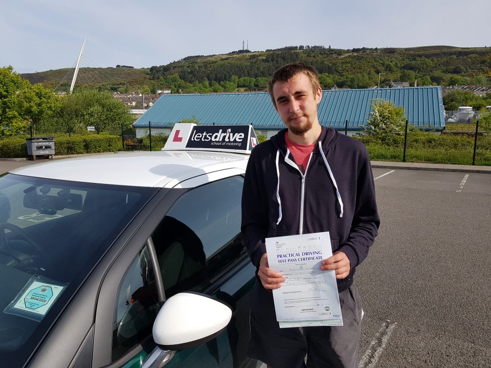 Latest Pass with Lets Drive Wales – Jamie Williams