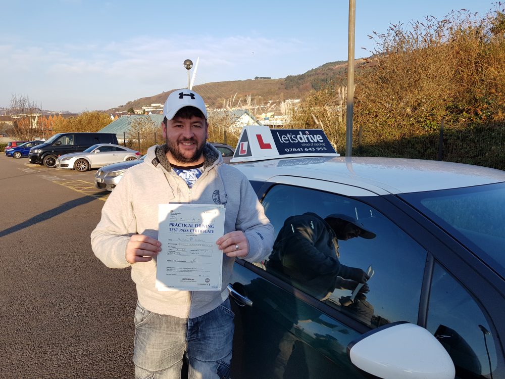 Latest Pass with Lets Drive Wales   –  Luke Sullivan