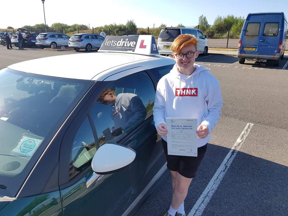 Latest Pass with Lets Drive Wales  –  Charlotte  Johns