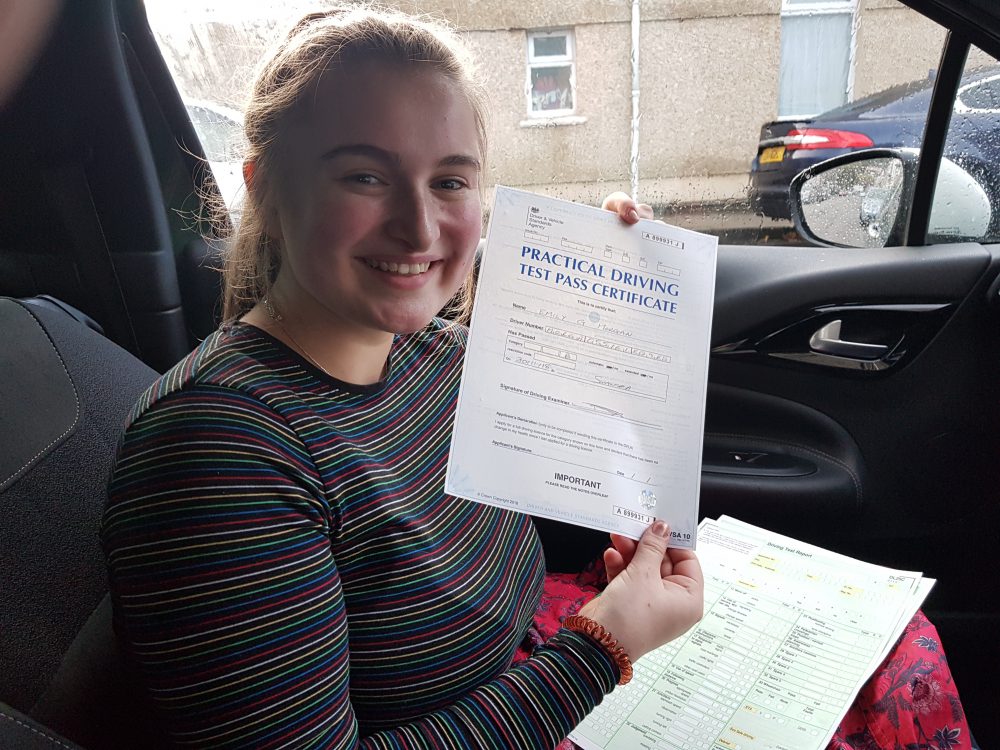 Latest Pass with Lets Drive Wales   – Grace Morgan