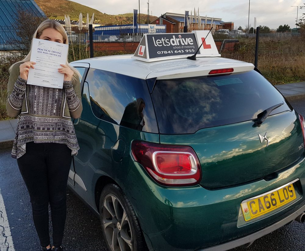 Latest Pass with Lets Drive Wales  –  Hollis Johns