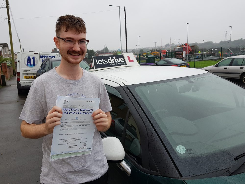 Latest Pass with Lets Drive Wales  –  Jack Williams