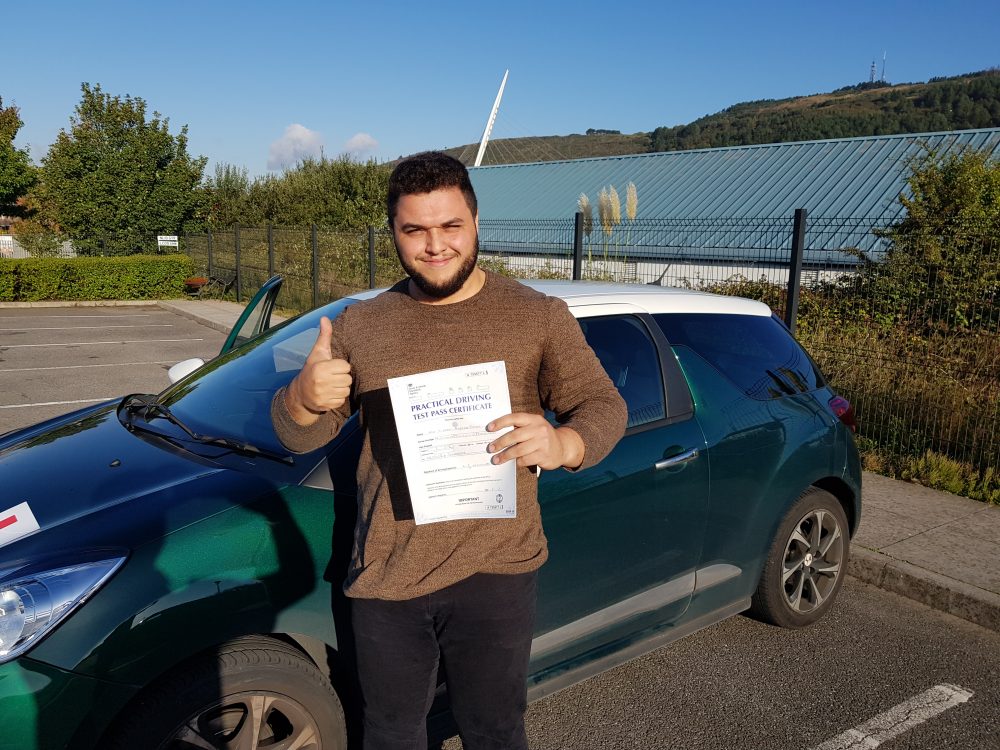 Latest Pass with Lets Drive Wales  –  Kieran Brown