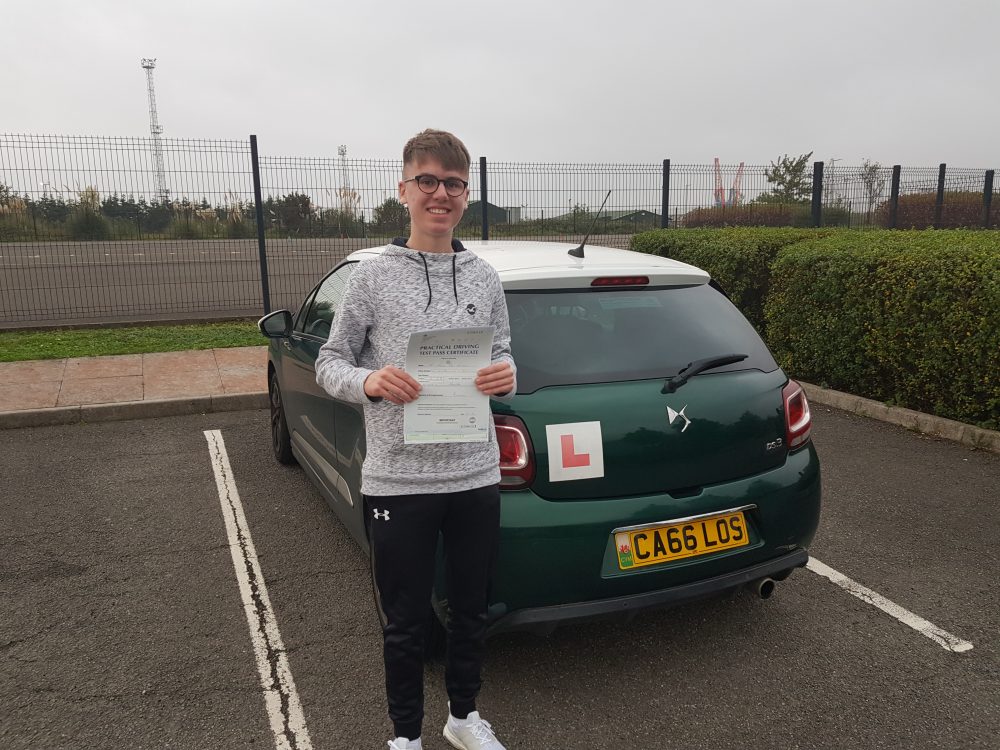 Latest Pass with Lets Drive Wales  –  Thomas Limebear