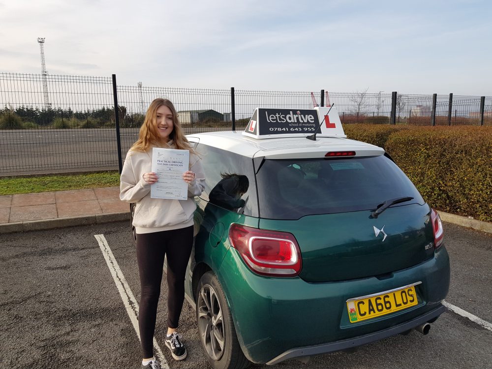 Latest Pass with Lets Drive Wales   –  Megan Wozencroft