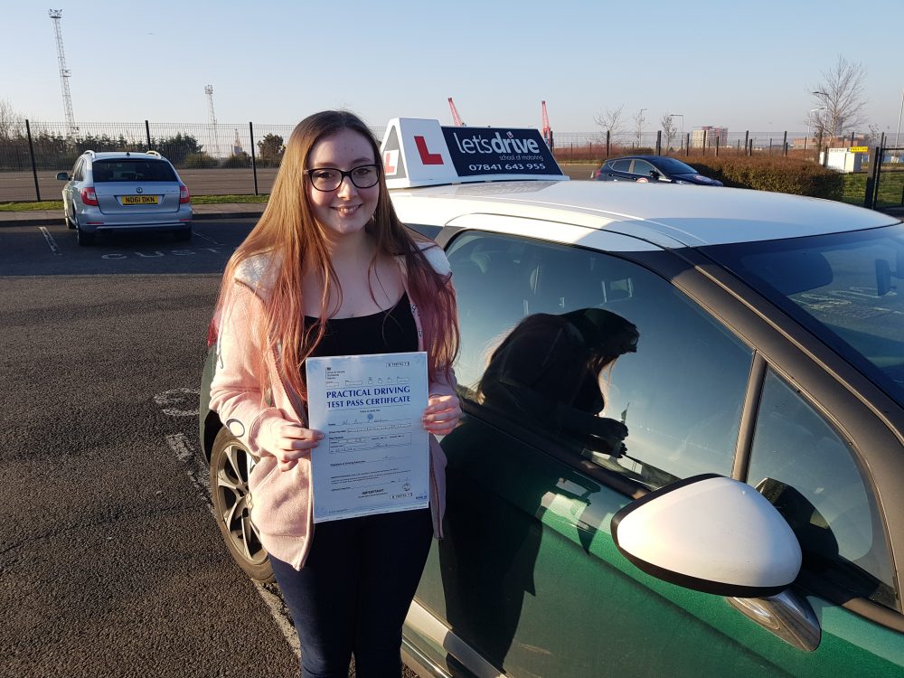 Latest Pass with Lets Drive Wales   –  Paris Williams