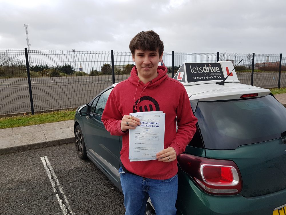 Latest Pass with Lets Drive Wales   –  Dylan Gladwin