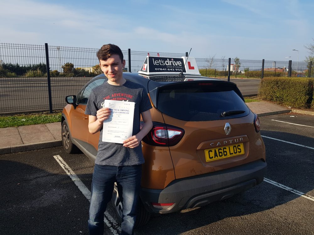 Latest Pass with Lets Drive Wales   –  Cameron Baker