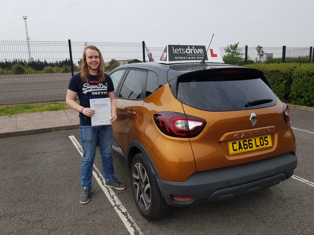 Latest Pass with Lets Drive Wales   –  Lewis Williams