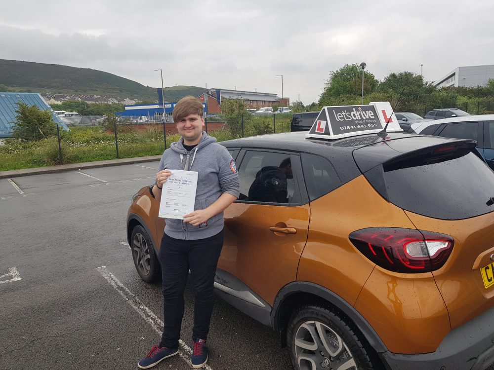 Latest Pass with Lets Drive Wales   –  Ben Hawker