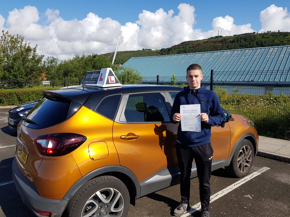 Latest Pass with Lets Drive Wales   –  Logan Cunningham