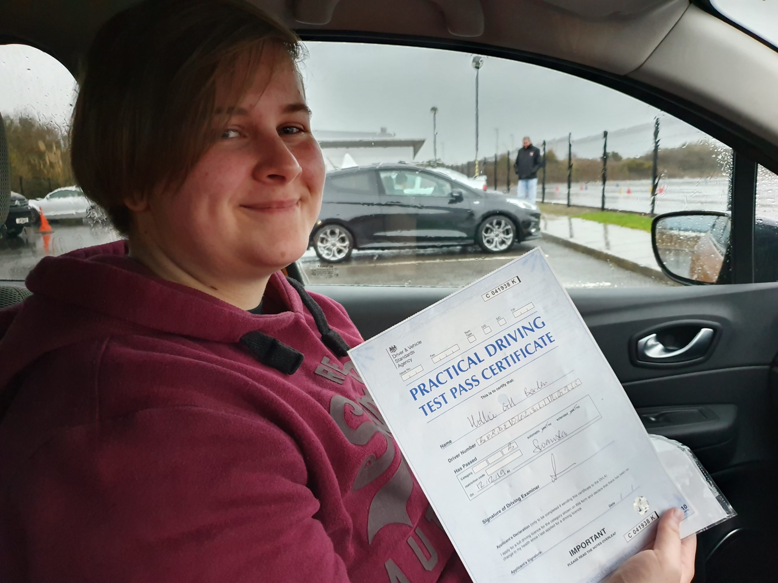 Latest Pass with Lets Drive Wales   –  Hollie Border