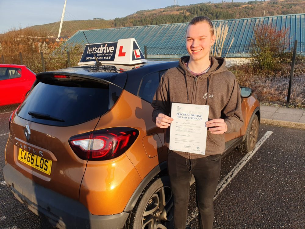 Latest Pass with Lets Drive Wales   –  Sebastian Humka