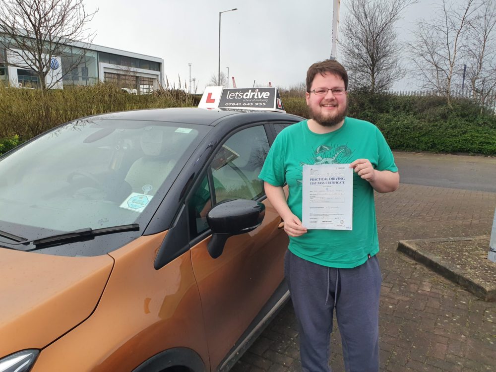 Latest Pass with Lets Drive Wales   –  Charles Francis