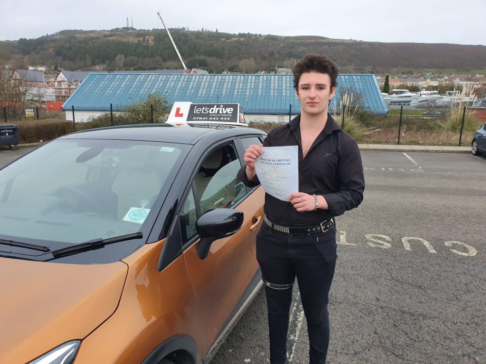 Latest Pass with Lets Drive Wales   –  Joe Mort