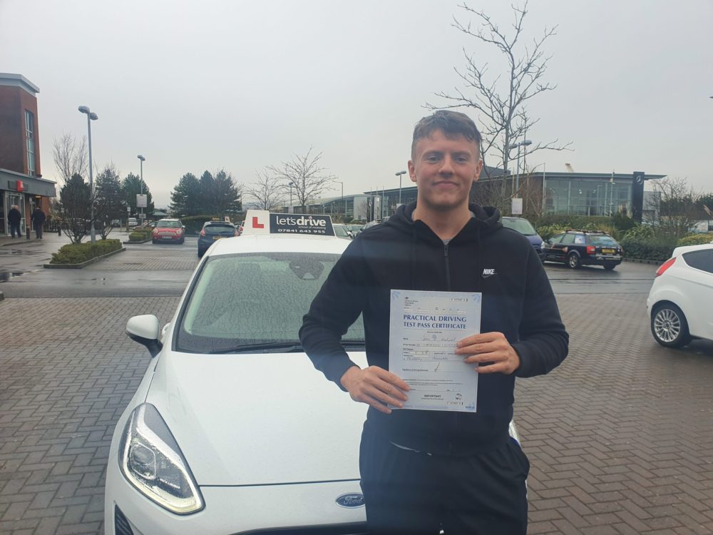 Latest Pass with Lets Drive Wales   –  Sam Michael