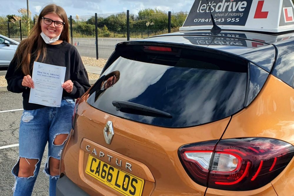 Latest Pass with Lets Drive Wales   –  Meg Hughes