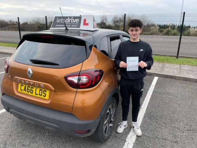 Latest Pass with Lets Drive Wales   –  Jack Hurley