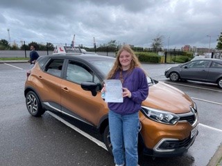 Latest Pass with Lets Drive Wales   –  Olivia Chadd