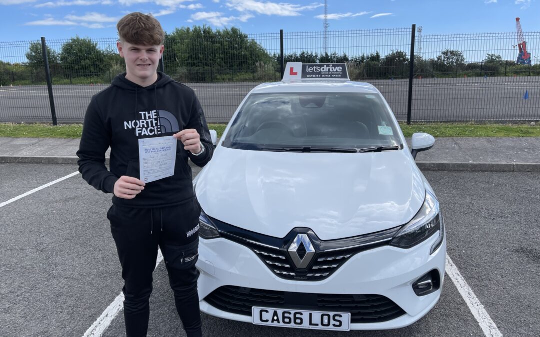 Latest pass with Let’s Drive Wales – Jack Powell