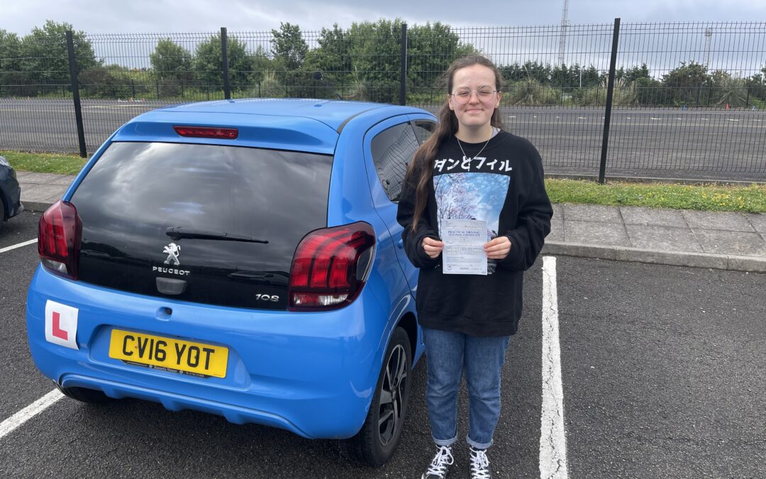 Latest Pass with Let’s Drive Wales  –  Lucy Thomas