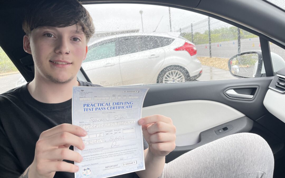 Latest pass from Let’s Drive Wales  –  Spencer Peters