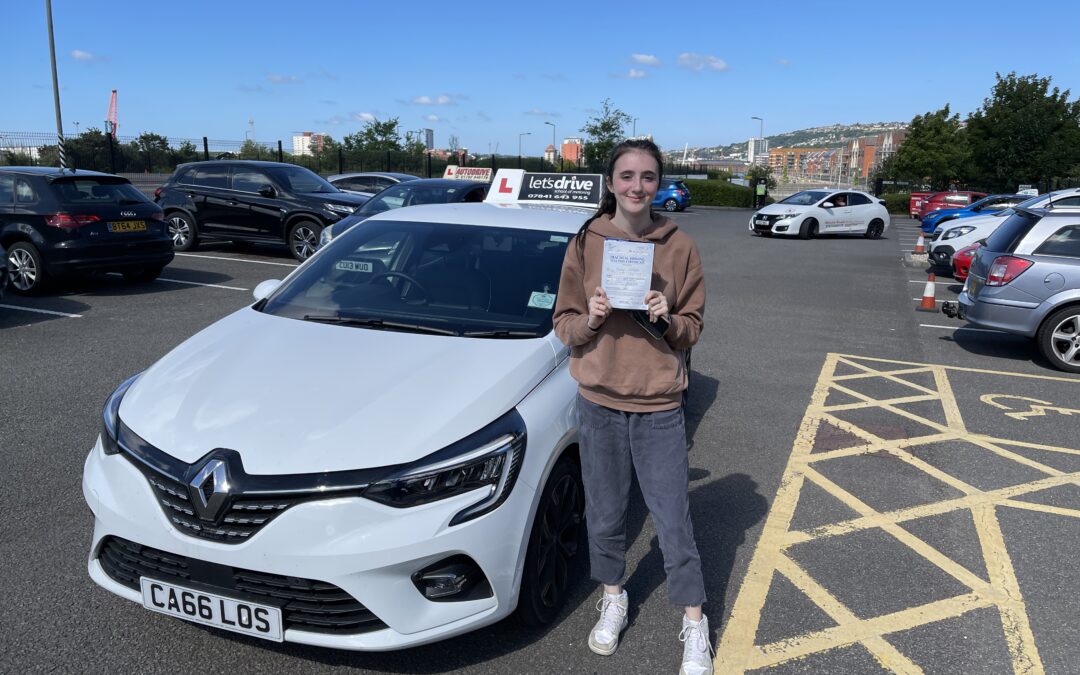 Latest pass with Let’s Drive Wales  –  Lucy Johnson