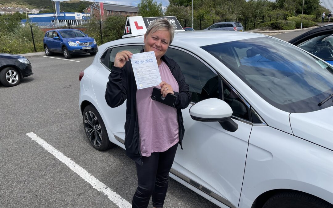 Latest Pass with Let’s Drive Wales  –  Alexandra Evans May