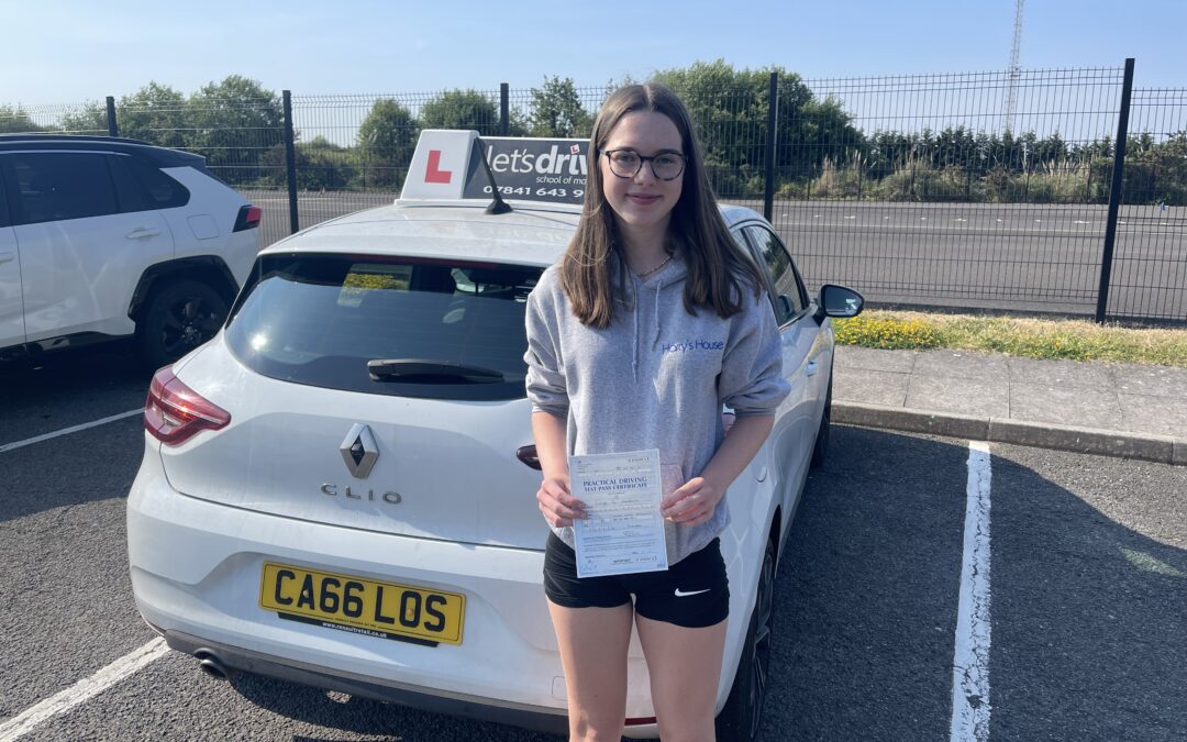 Latest Pass with Let’s Drive Wales  –  Carys Sandham