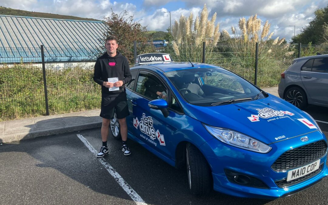 Latest pass with Let’s Drive Wales – Korey Morgan