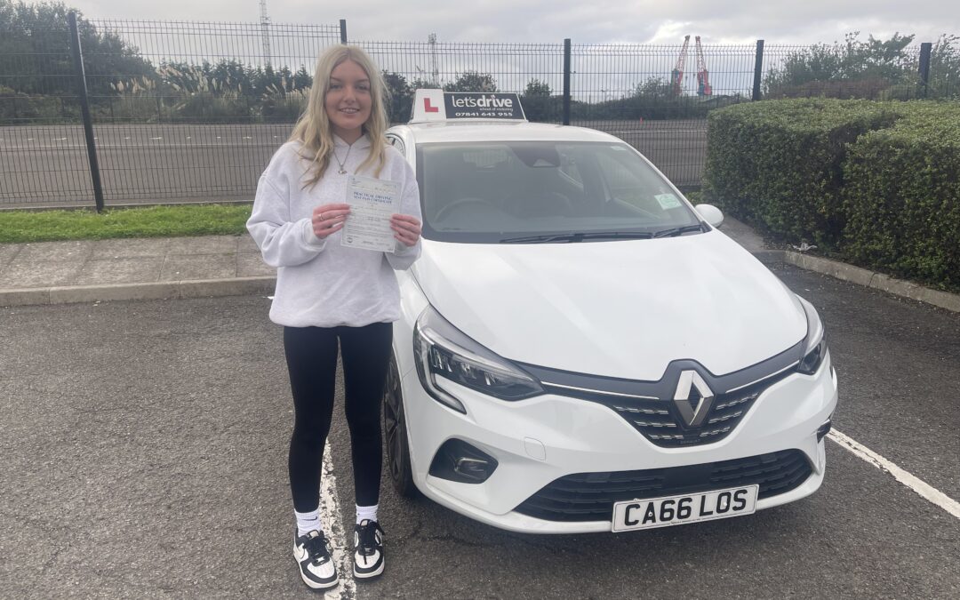 Latest pass with Let’s Drive Wales – Chloe Griffiths