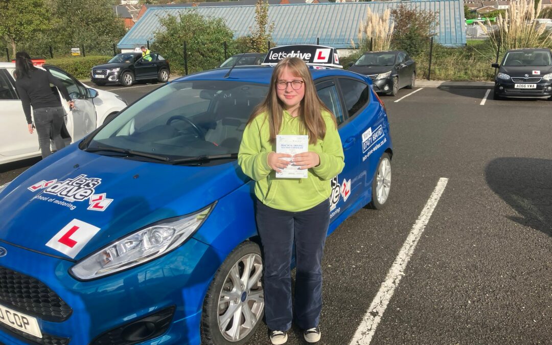 Latest Pass with Let’s Drive Wales – Neve Caddell