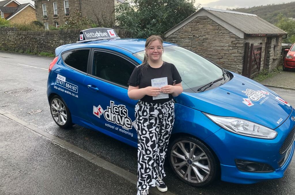 Latest pass with Let’s Drive Wales – Ruth Harry