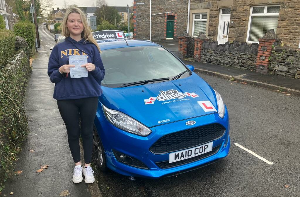 Latest pass with Let’s Drive Wales – Lucy Davies