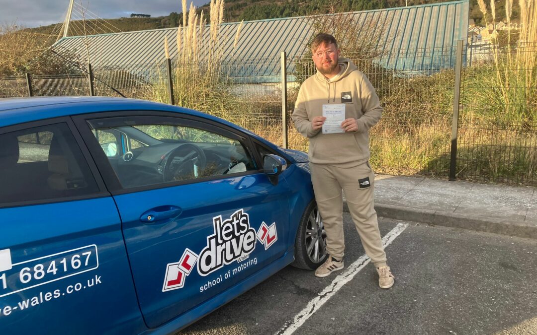 Latest pass with Let’s Drive Wales – Justin Myate