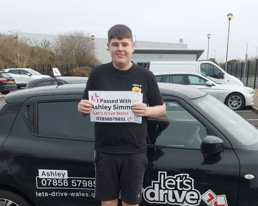 Latest pass with Let’s Drive Wales – Jake Thomas