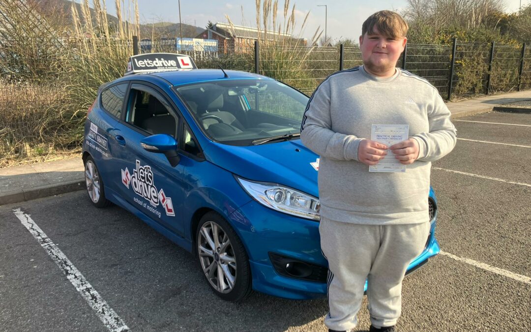 Latest pass with Let’s Drive Wales – Harvey Holland